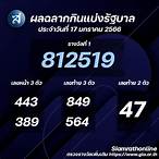 สํานักงานสลากกินแบ่งรัฐบาล 17 มกราคม 2566
